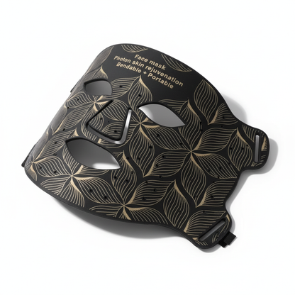 LED 8 couleurs masque facial et cou lumière rouge thérapie proche infrarouge Anti-âge rides acné pores contrôle de l'huile peau serrer blanchir