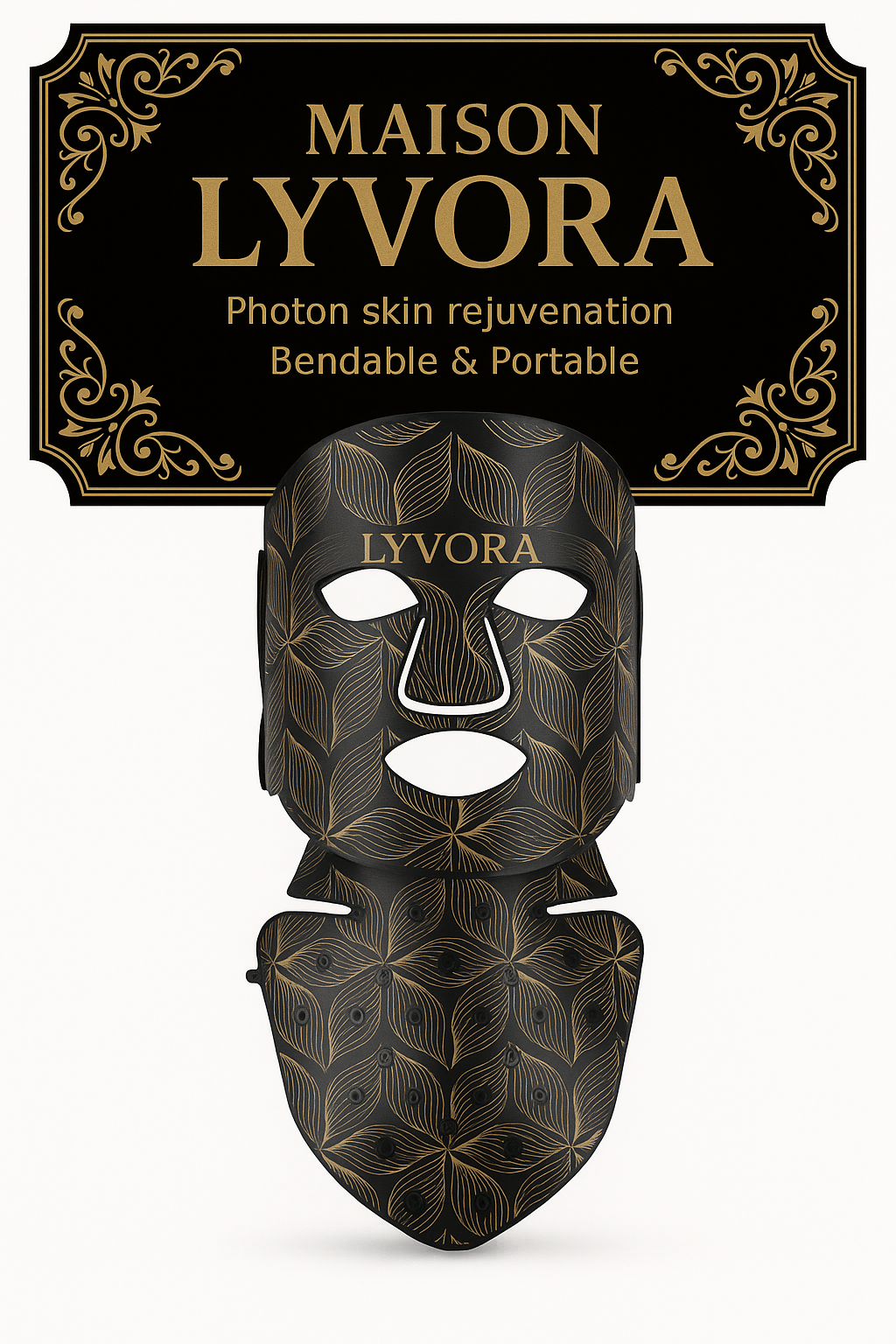 Masque LED 8 Couleurs Visage & Cou